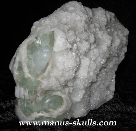 Apophyllite Skull