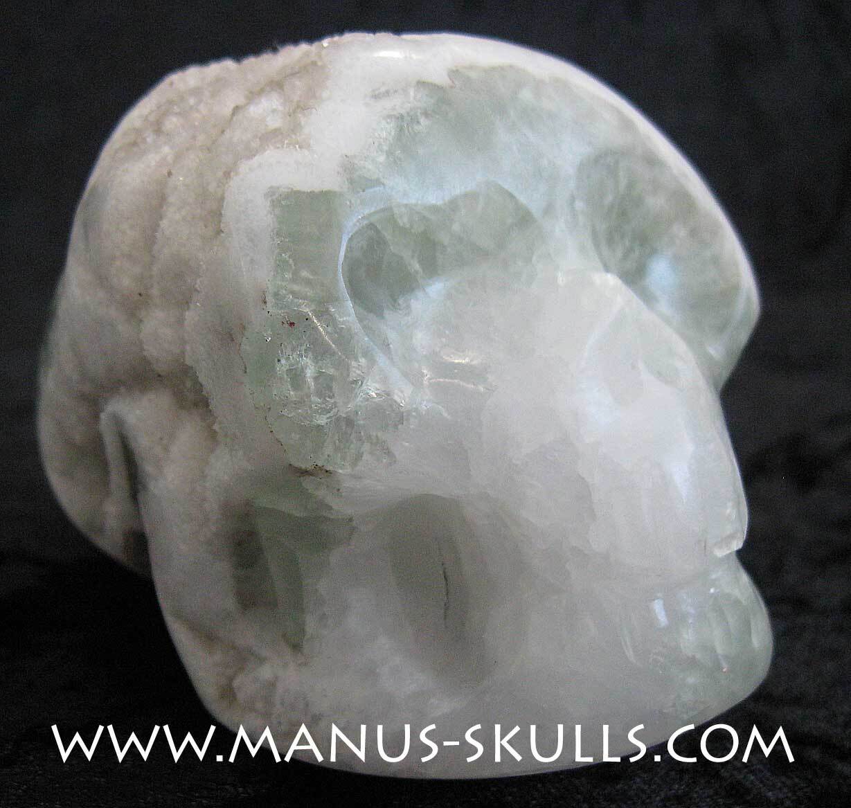 Apophyllite Skull