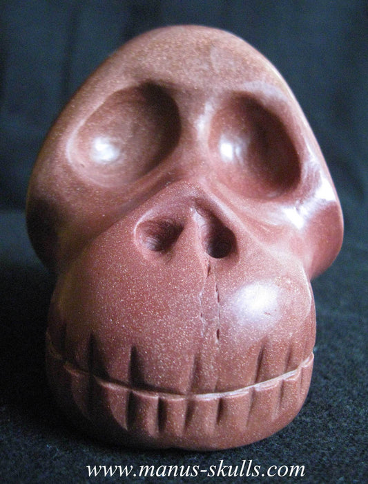 Goldstone Skull