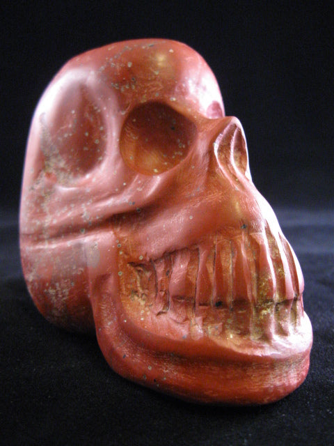 Red Jasper Skull