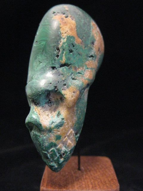 Malachite Skull