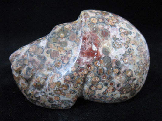 Leopard Skin Jasper Skull