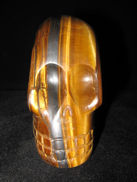 Tiger Eye Skull