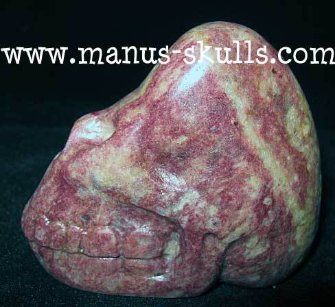Thulite Skull