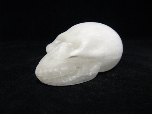 White Selenite Skull