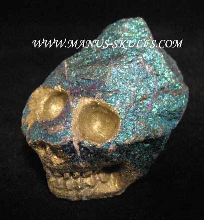 Chalcopyrite Skull