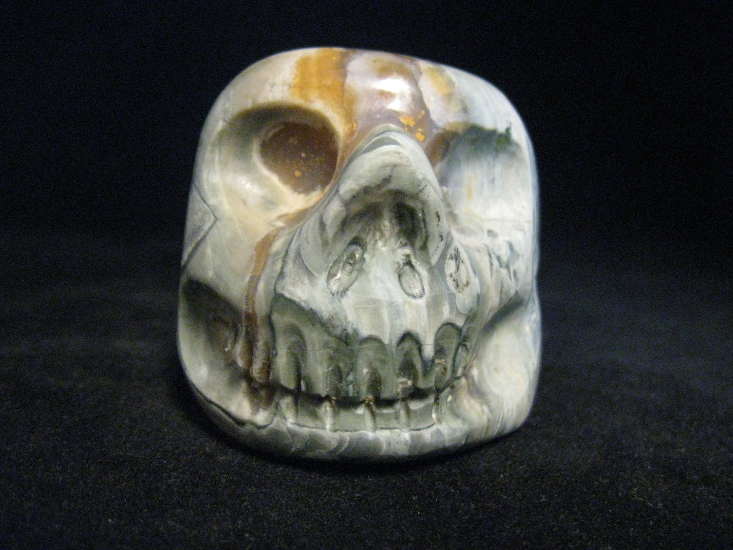 Lierbach Agate Lithophyse Skull