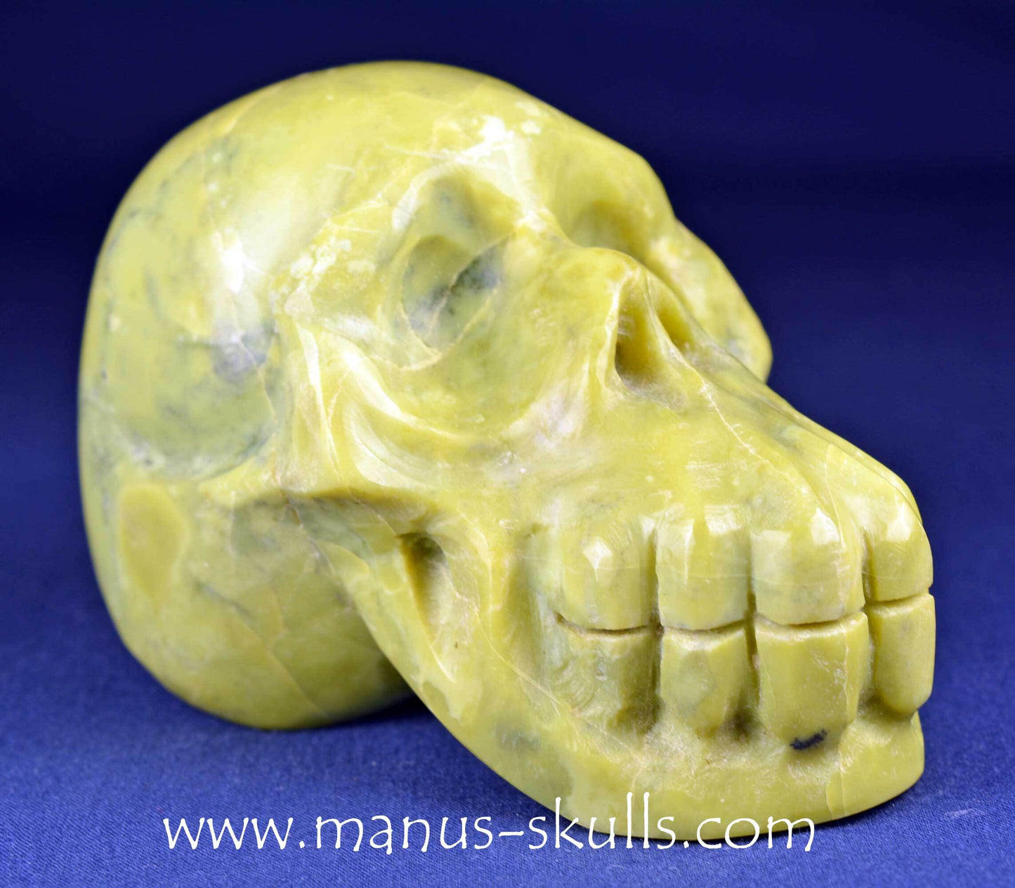 Jade Serpentine Skull