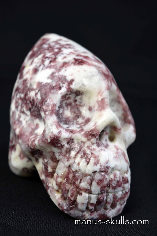 Lepidolite Skull