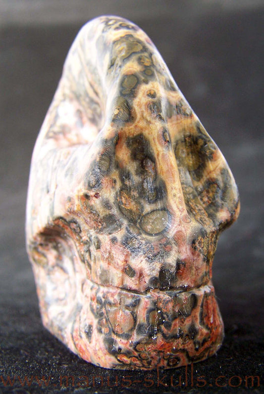 Leopard Skin Jasper Skull