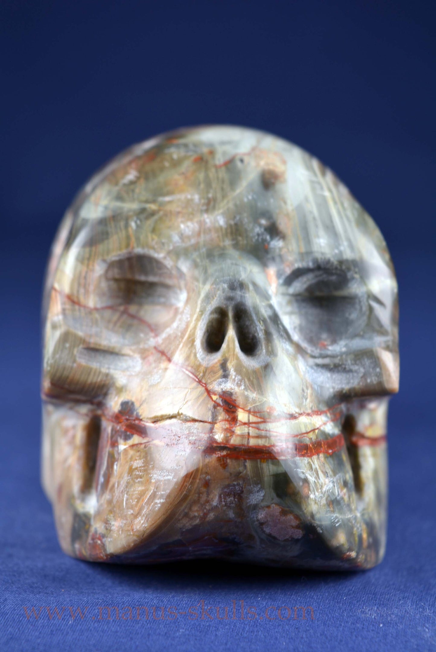 Lierbach Agate Lithophyse Skull