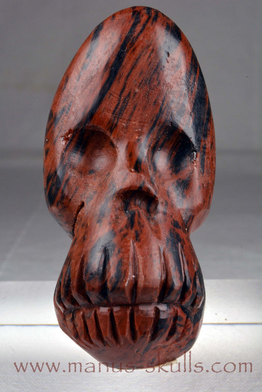 Mahogany Obsidian Skull