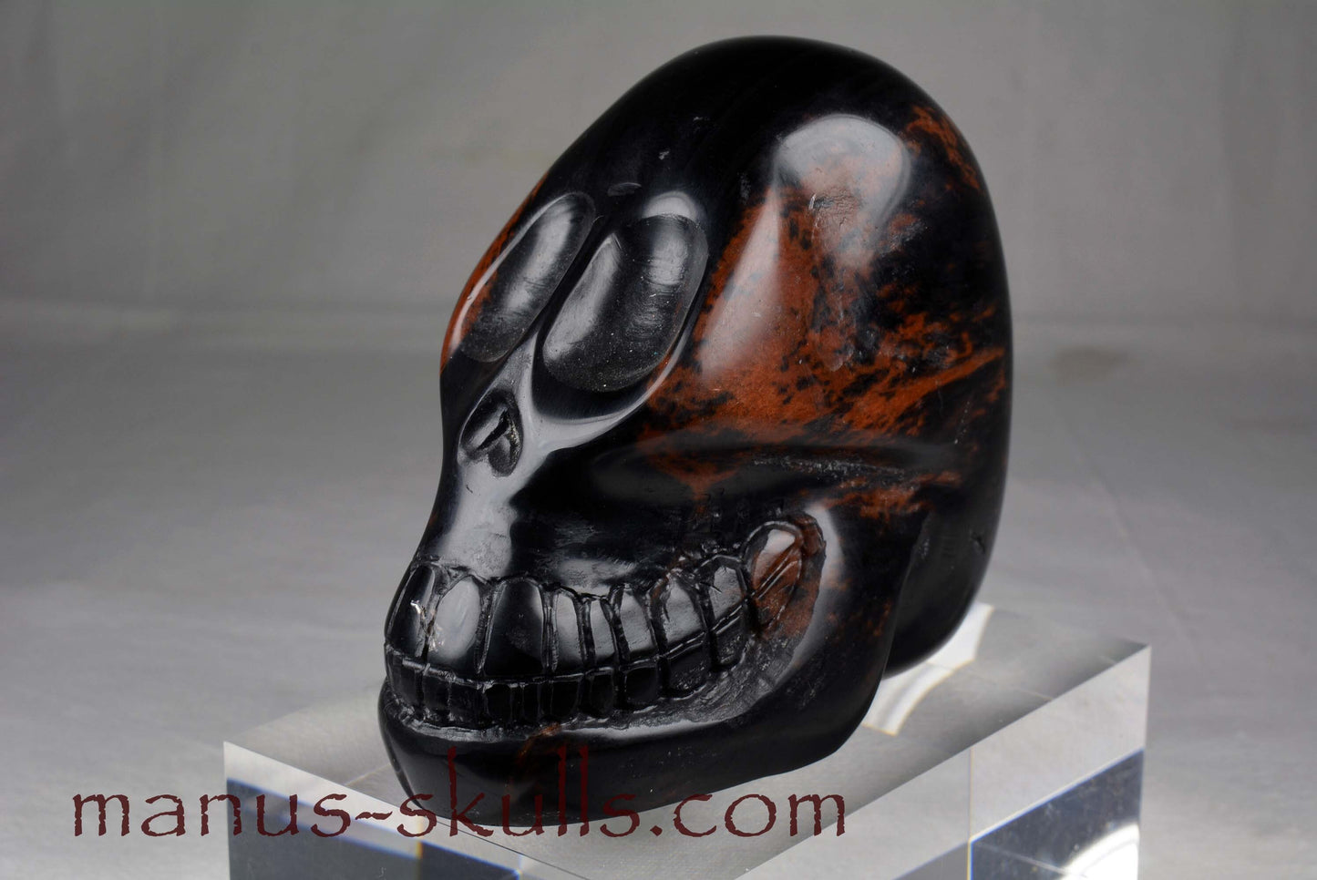 Mahogany Obsidian Skull