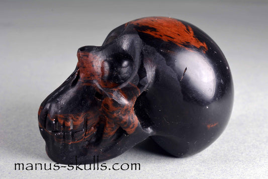 Mahogany Obsidian Skull