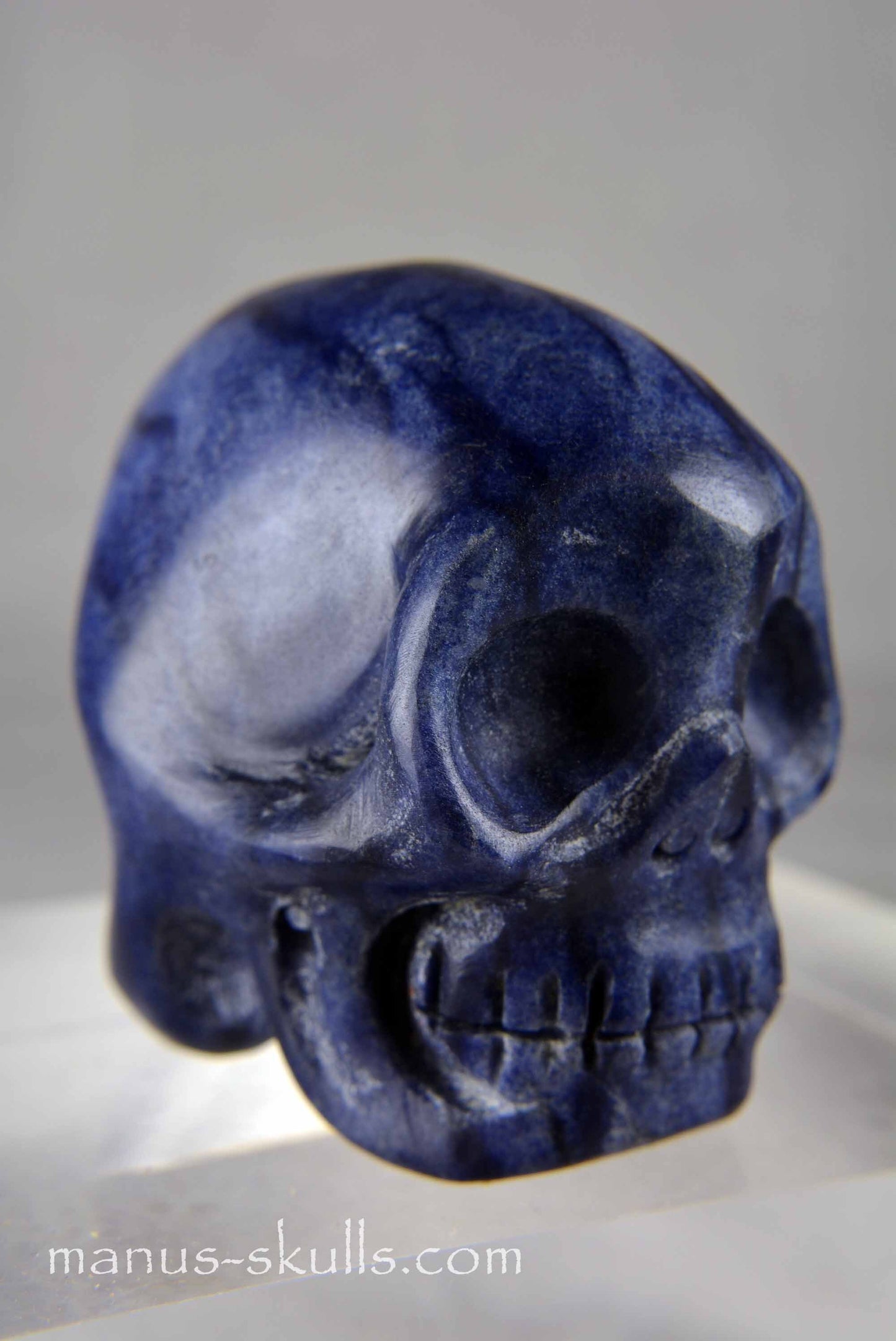 Dumortierite Skull