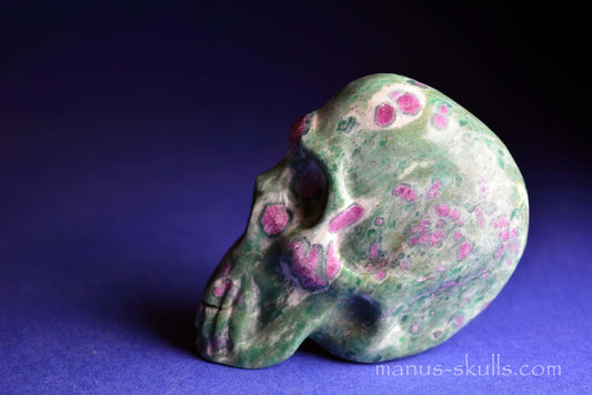 Ruby in Zoisite Skull