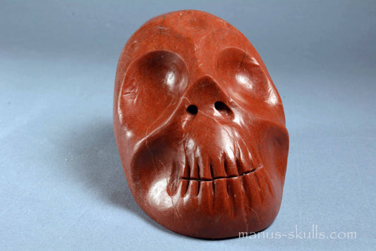 Red Jasper Skull