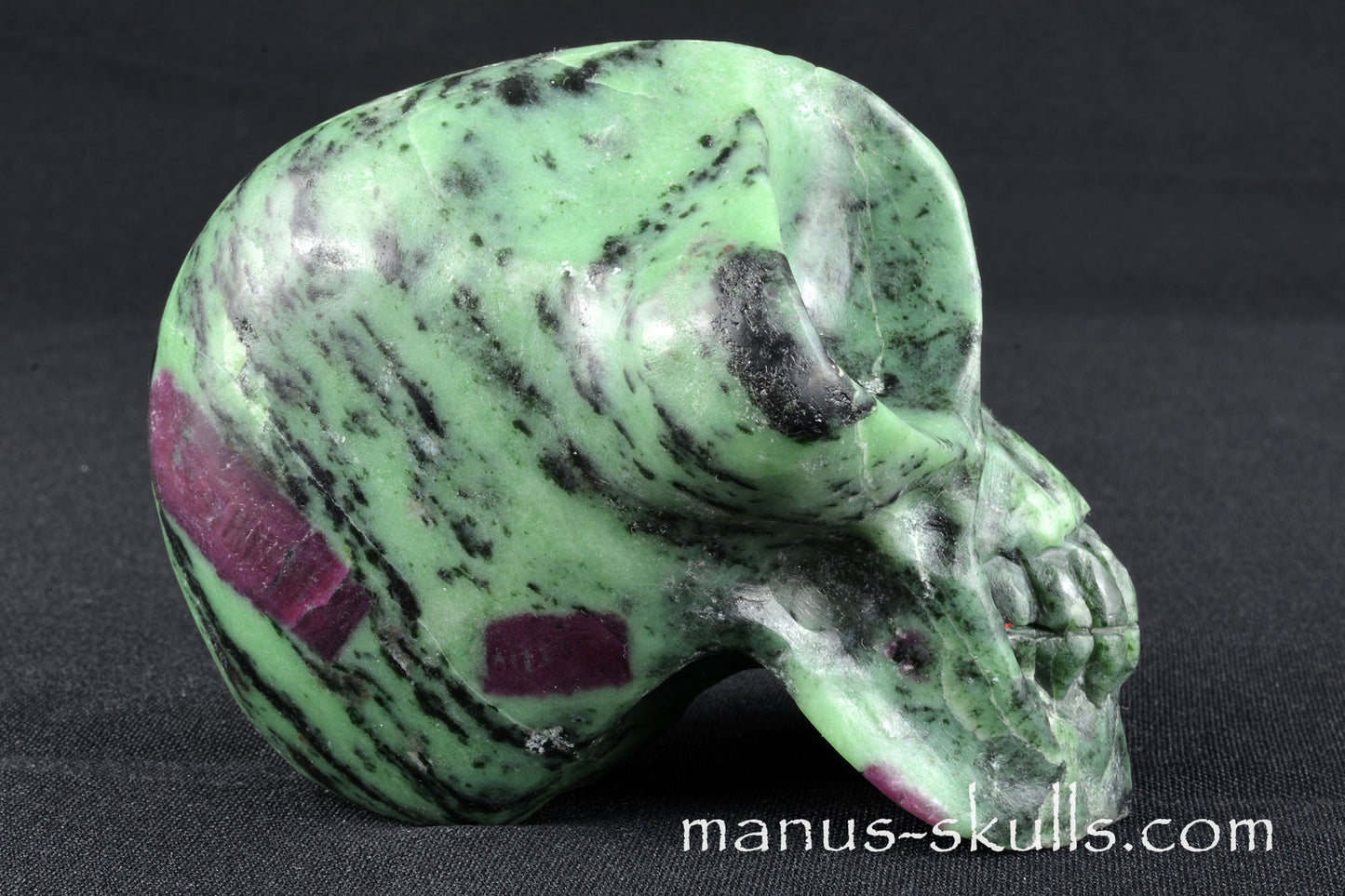 Ruby in Zoisite Skull