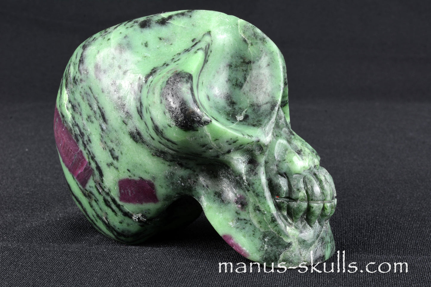 Ruby in Zoisite Skull
