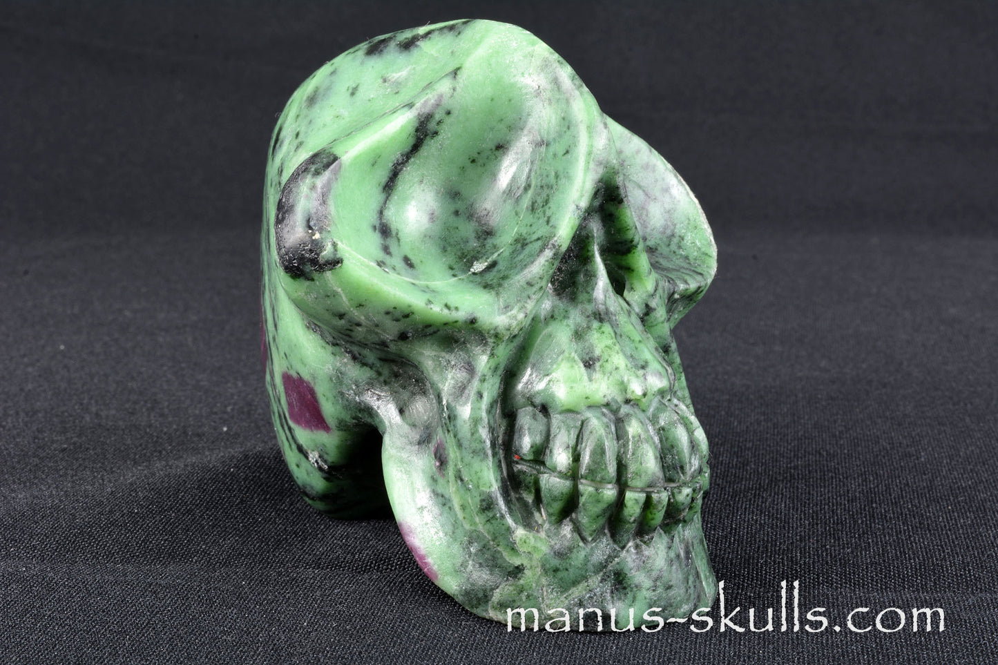 Ruby in Zoisite Skull