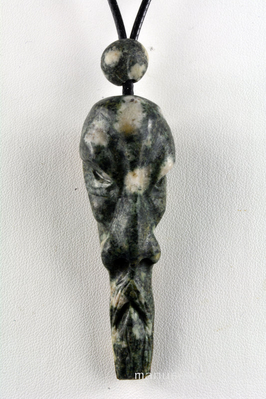 Preseli Bluestone Pendant with PBS slide bead (#14)