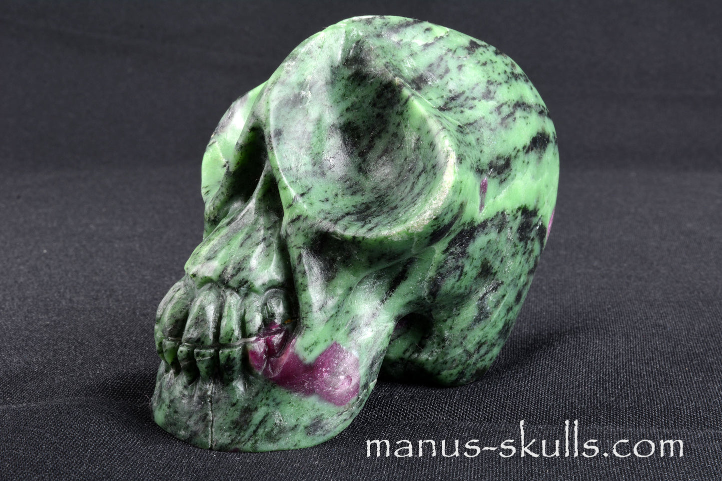 Ruby in Zoisite Skull