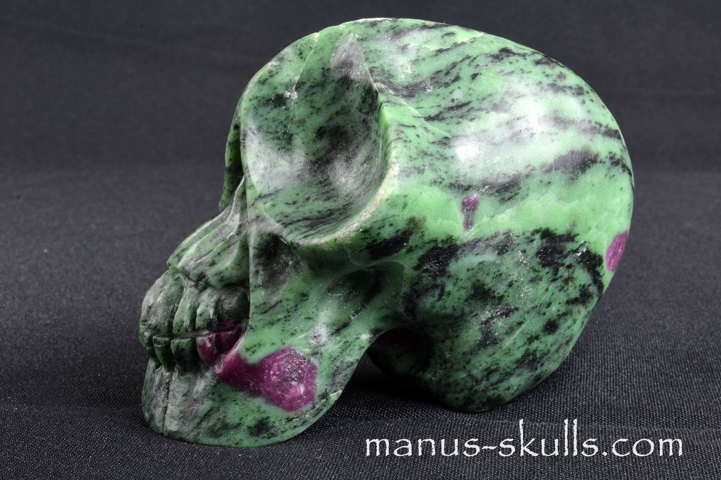 Ruby in Zoisite Skull