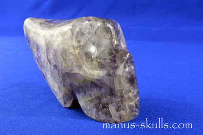 Blue John Fluorite Skull