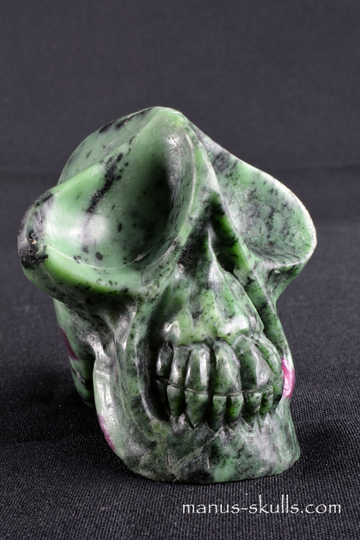 Ruby in Zoisite Skull