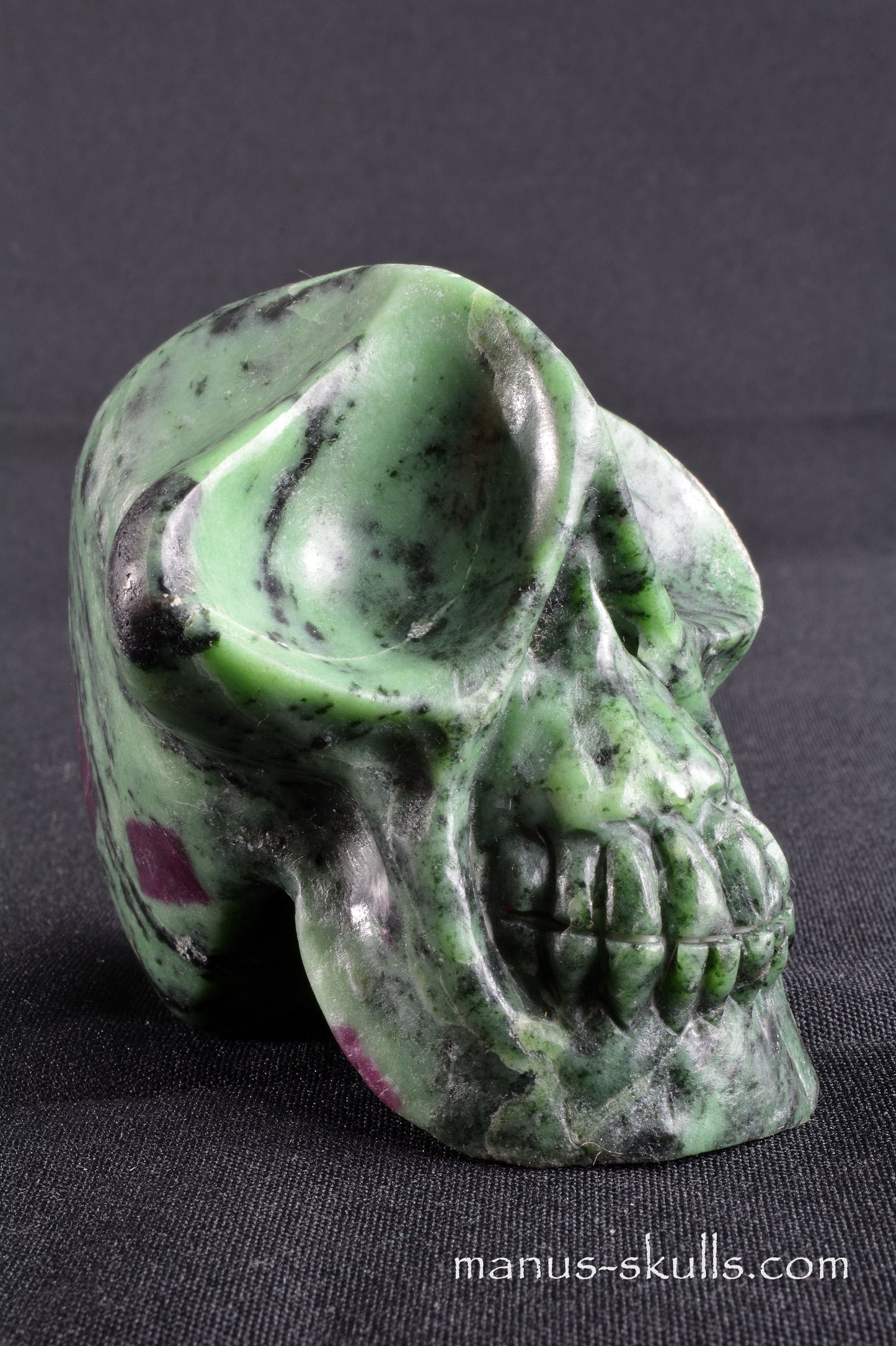 Ruby in Zoisite Skull