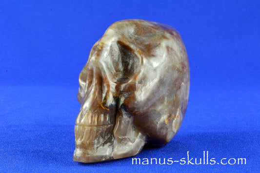 Rutilated Quartz Skull