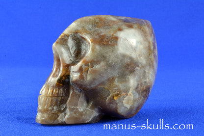 Rutilated Quartz Skull