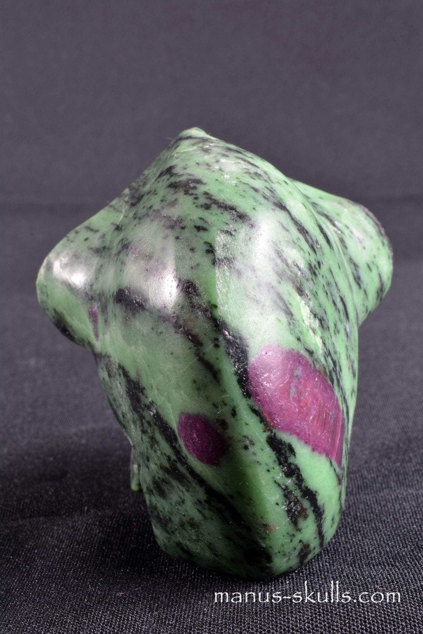 Ruby in Zoisite Skull