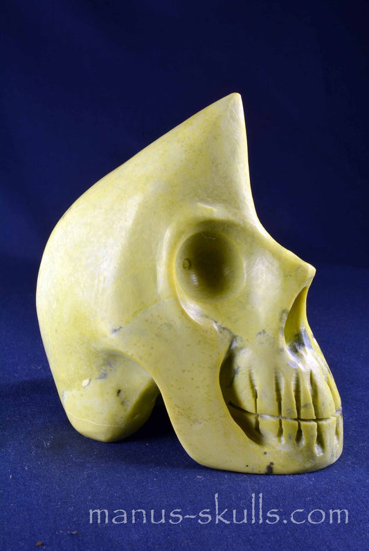 Jade Serpentine Skull