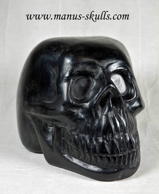 Black Obsidian Skull