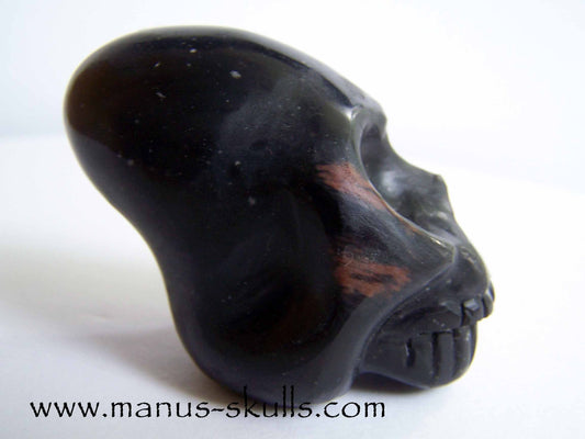 Mahogany Obsidian Skull