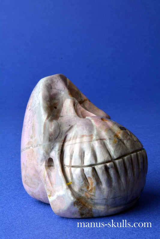 Pink Peruvian Opal Skull