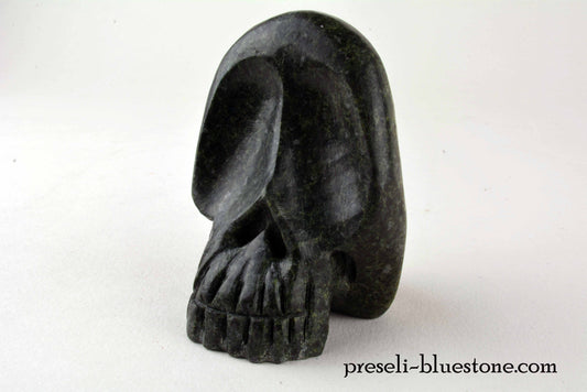 Unspotted Preseli Bluestone Skull