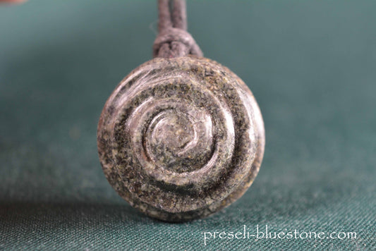 Preseli Bluestone Spiral Pendant