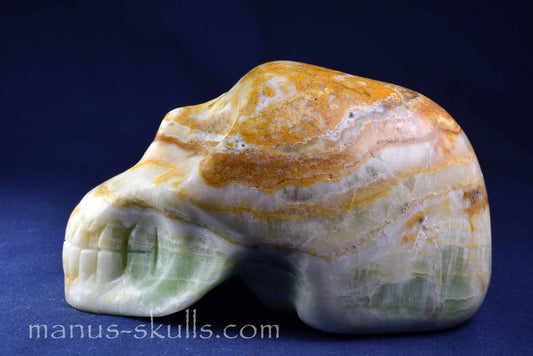 Rainbow Calcite Skull