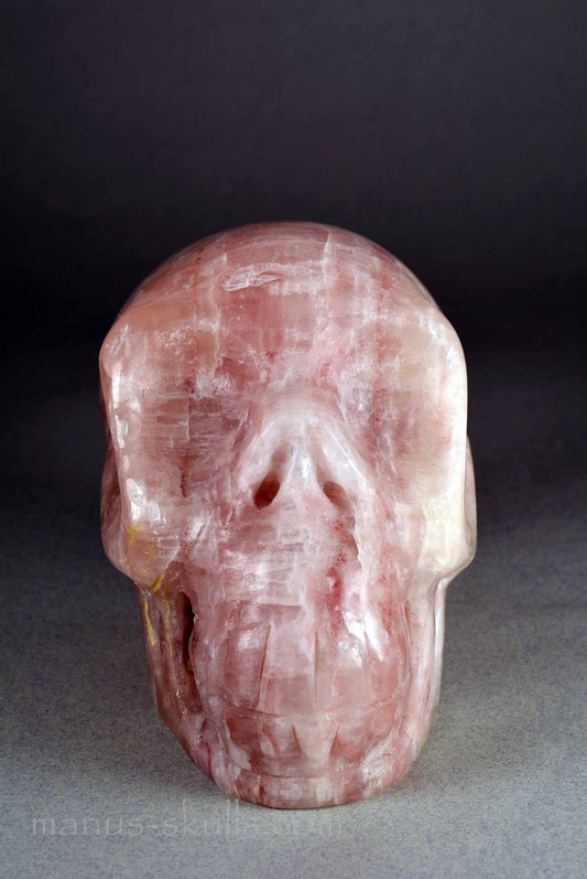 Red Calcite Skull