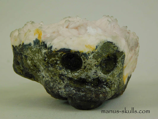 Rhodochrosite Skull