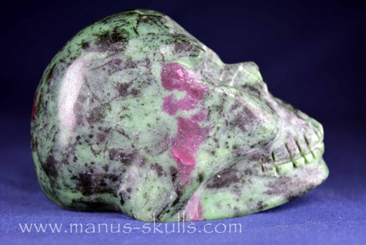 Ruby in Zoisite Skull