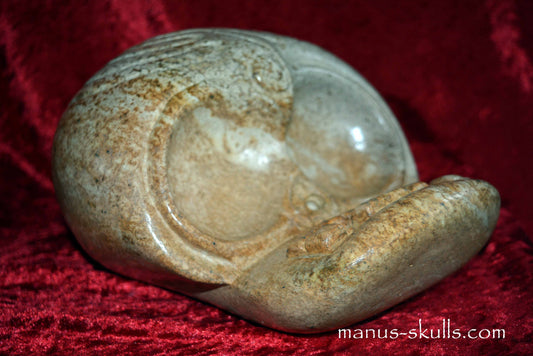 Steatite Ivolian Labyrinth Skull