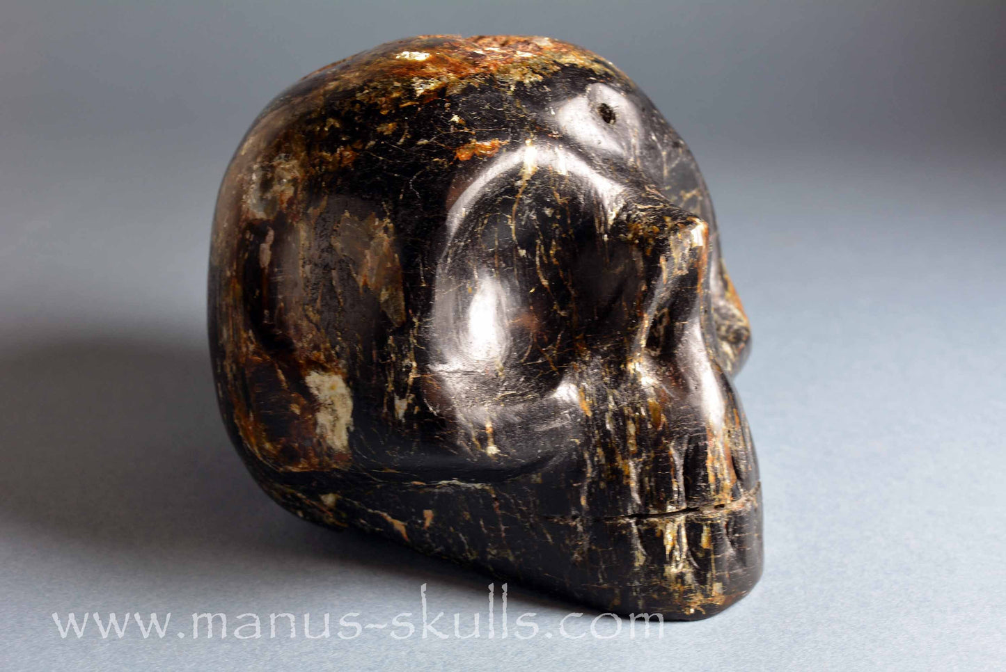 Tourmaline Skull