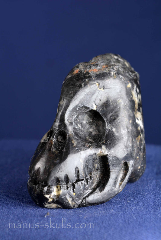 Tourmaline Skull