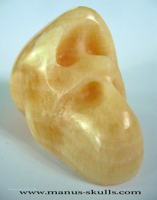 Yellow Calcite Skull