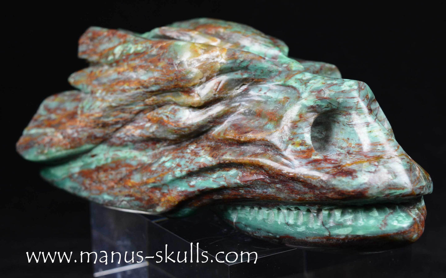 Chrysocolla in Cuprite Dragon