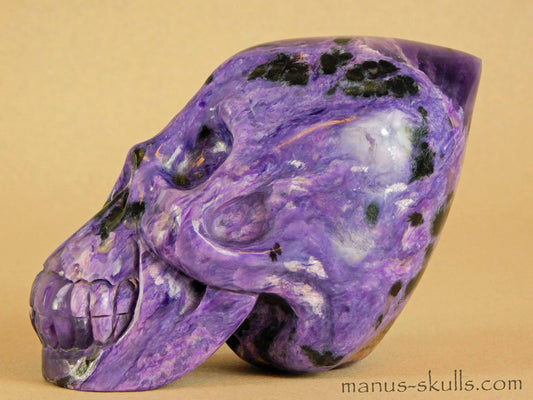 Charoite Skull