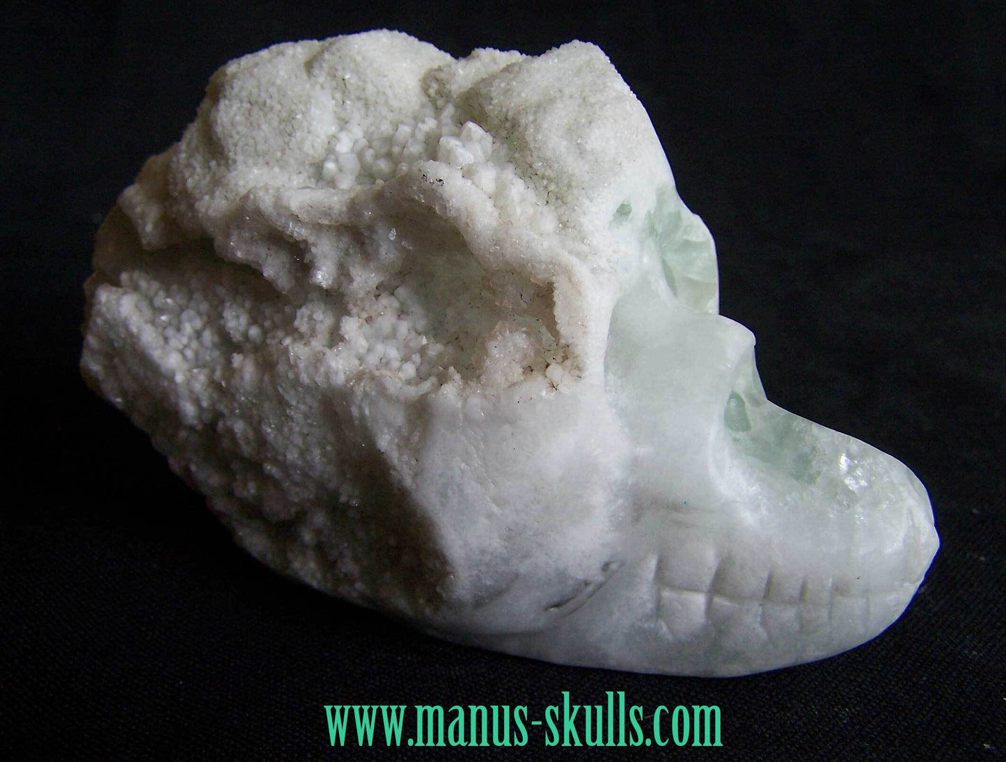 Apophyllite Skull
